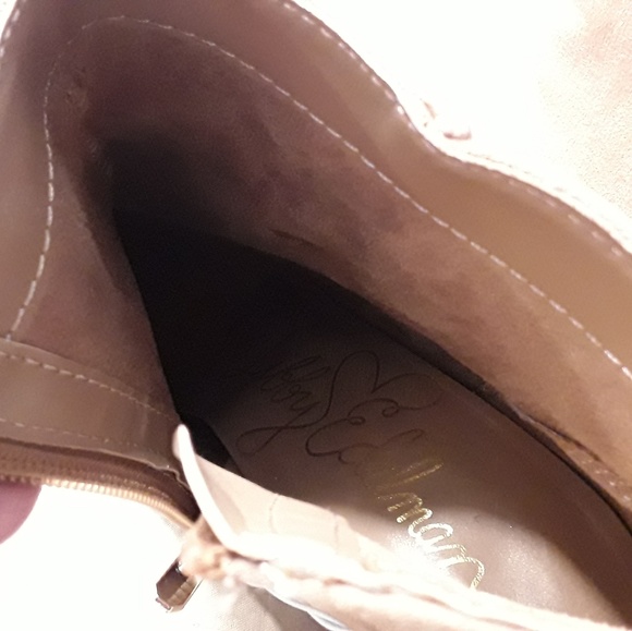 NWTAGS LIBBY EDELMAN SUEDE CARAMEL, BOOTIES  8.5 M - Picture 4 of 8